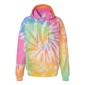 8600 Colortone Tie-Dyed Cloud Fleece Hooded Sweatshirt Eternity