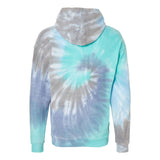 8600 Colortone Tie-Dyed Cloud Fleece Hooded Sweatshirt Glacier