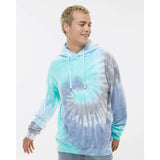 8600 Colortone Tie-Dyed Cloud Fleece Hooded Sweatshirt Glacier