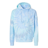 8600 Colortone Tie-Dyed Cloud Fleece Hooded Sweatshirt Lagoon