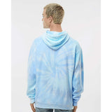 8600 Colortone Tie-Dyed Cloud Fleece Hooded Sweatshirt Lagoon