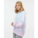 8600 Colortone Tie-Dyed Cloud Fleece Hooded Sweatshirt Unicorn