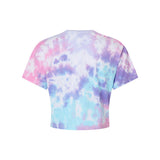 1050 Colortone Women's Tie-Dyed Crop T-Shirt Cotton Candy