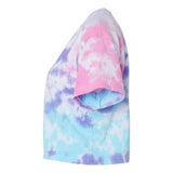 1050 Colortone Women's Tie-Dyed Crop T-Shirt Cotton Candy