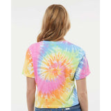 1050 Colortone Women's Tie-Dyed Crop T-Shirt Eternity