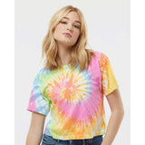 1050 Colortone Women's Tie-Dyed Crop T-Shirt Eternity