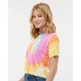 1050 Colortone Women's Tie-Dyed Crop T-Shirt Eternity