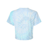 1050 Colortone Women's Tie-Dyed Crop T-Shirt Lagoon