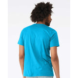 3001CVC BELLA + CANVAS CVC Jersey Tee Neon Blue