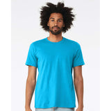 3001CVC BELLA + CANVAS CVC Jersey Tee Neon Blue