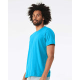 3001CVC BELLA + CANVAS CVC Jersey Tee Neon Blue