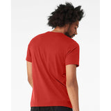 3001CVC BELLA + CANVAS CVC Jersey Tee Solid Red Blend