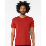 3001CVC BELLA + CANVAS CVC Jersey Tee Solid Red Blend