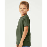 3001Y BELLA + CANVAS Youth Jersey Tee Military Green