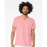 3005 BELLA + CANVAS Jersey V-Neck Tee Pink