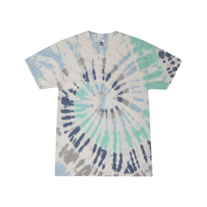 1000 Colortone Multi-Color Tie-Dyed T-Shirt Glacier