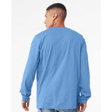 3501CVC BELLA + CANVAS Heather CVC Long Sleeve Tee Heather Carolina Blue