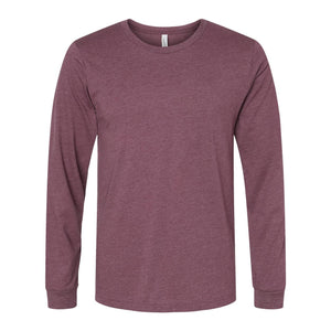 3501CVC BELLA + CANVAS Heather CVC Long Sleeve Tee Heather Maroon