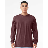 3501CVC BELLA + CANVAS Heather CVC Long Sleeve Tee Heather Maroon