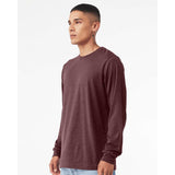 3501CVC BELLA + CANVAS Heather CVC Long Sleeve Tee Heather Maroon