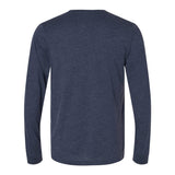 3501CVC BELLA + CANVAS Heather CVC Long Sleeve Tee Heather Midnight Navy