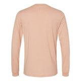 3501CVC BELLA + CANVAS Heather CVC Long Sleeve Tee Heather Peach