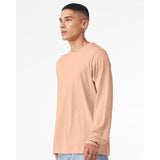 3501CVC BELLA + CANVAS Heather CVC Long Sleeve Tee Heather Peach