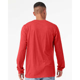 3501CVC BELLA + CANVAS Heather CVC Long Sleeve Tee Heather Red