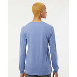 3513 BELLA + CANVAS Triblend Long Sleeve Tee Blue Triblend