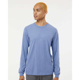 3513 BELLA + CANVAS Triblend Long Sleeve Tee Blue Triblend