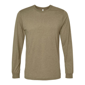 3513 BELLA + CANVAS Triblend Long Sleeve Tee Olive Triblend