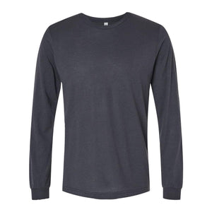 3513 BELLA + CANVAS Triblend Long Sleeve Tee Solid Dark Grey Triblend