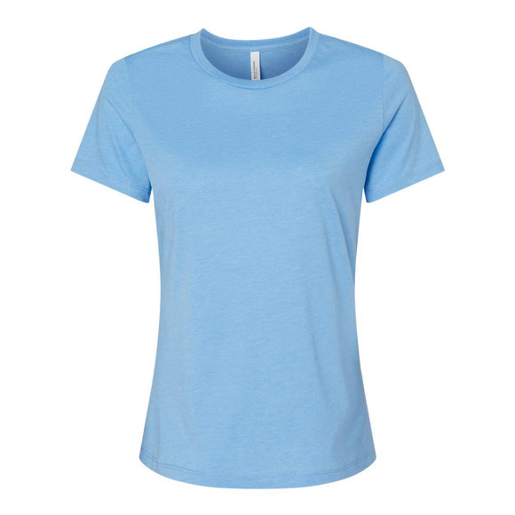 6400CVC BELLA + CANVAS Women’s Relaxed Fit Heather CVC Tee Heather Carolina Blue