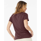 6400CVC BELLA + CANVAS Women’s Relaxed Fit Heather CVC Tee Heather Maroon