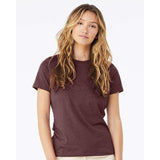 6400CVC BELLA + CANVAS Women’s Relaxed Fit Heather CVC Tee Heather Maroon