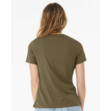 6400CVC BELLA + CANVAS Women’s Relaxed Fit Heather CVC Tee Heather Olive