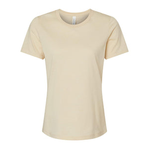 6400CVC BELLA + CANVAS Women’s Relaxed Fit Heather CVC Tee Heather Soft Cream