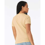 6400CVC BELLA + CANVAS Women’s Relaxed Fit Heather CVC Tee Heather Soft Cream