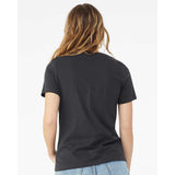 6405 BELLA + CANVAS Women’s Relaxed Jersey V-Neck Tee Dark Grey