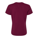 6405 BELLA + CANVAS Women’s Relaxed Jersey V-Neck Tee Maroon