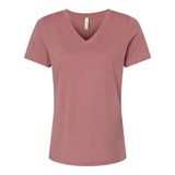 6405 BELLA + CANVAS Women’s Relaxed Jersey V-Neck Tee Mauve