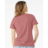 6405 BELLA + CANVAS Women’s Relaxed Jersey V-Neck Tee Mauve