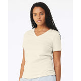 6405 BELLA + CANVAS Women’s Relaxed Jersey V-Neck Tee Natural