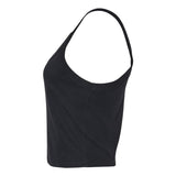 1012 BELLA + CANVAS Women's Micro Rib Spaghetti Strap Tank Solid Black Blend