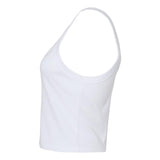 1012 BELLA + CANVAS Women's Micro Rib Spaghetti Strap Tank Solid White Blend