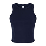 1019 BELLA + CANVAS Women's Micro Rib Racer Tank Solid Navy Blend