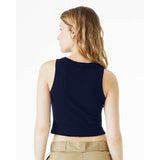 1019 BELLA + CANVAS Women's Micro Rib Racer Tank Solid Navy Blend