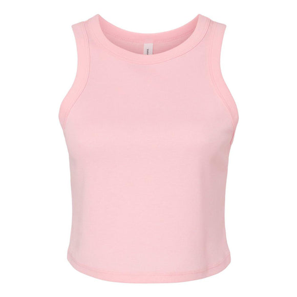 1019 BELLA + CANVAS Women's Micro Rib Racer Tank Solid Pink Blend