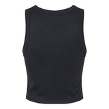 1019 BELLA + CANVAS Women's Micro Rib Racer Tank Solid Black Blend