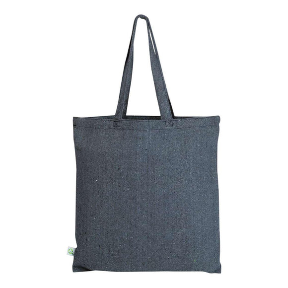 S800 Q-Tees Sustainable Canvas Bag Navy Blue